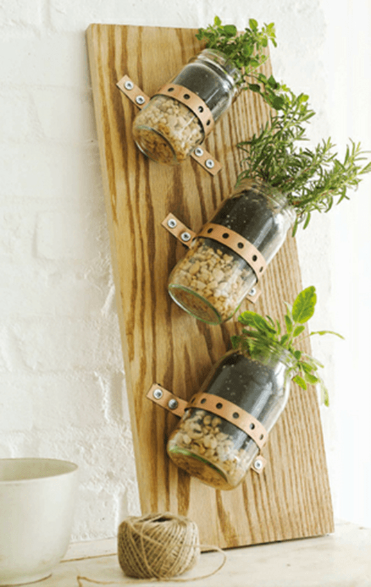 indoor herb garden idea