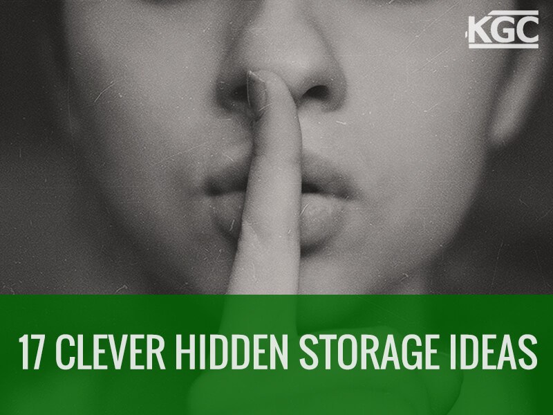 17 Clever Hidden Storage Ideas to Tame your Clutter